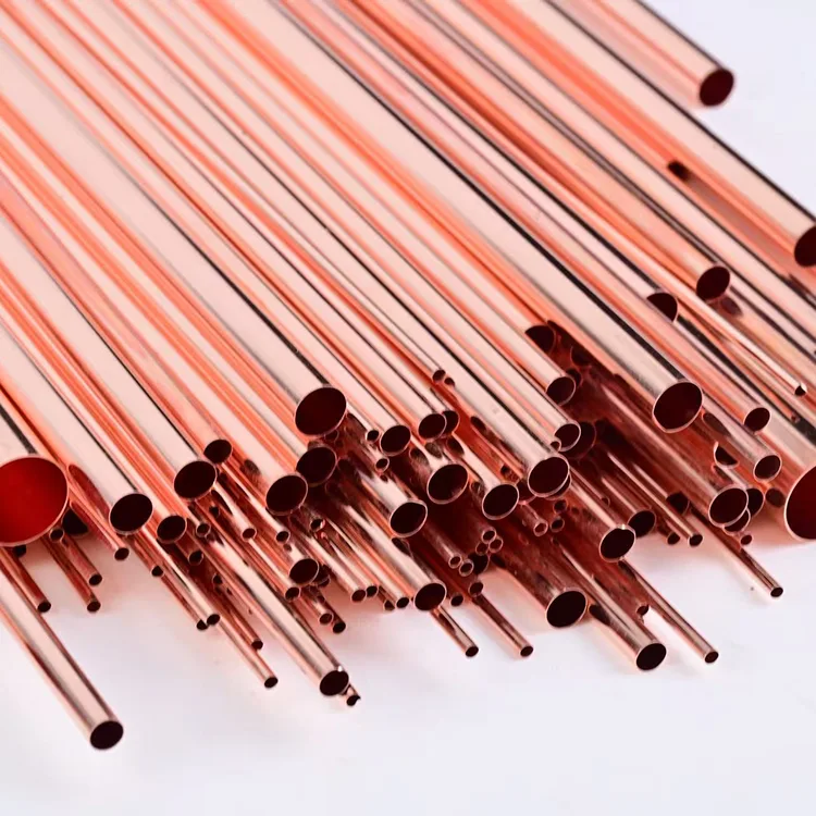 Capillare di precisione in rame rosso a parete sottile
